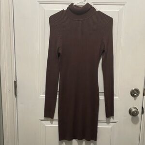 Wild Fable Chocolate Long Sleeve Dress